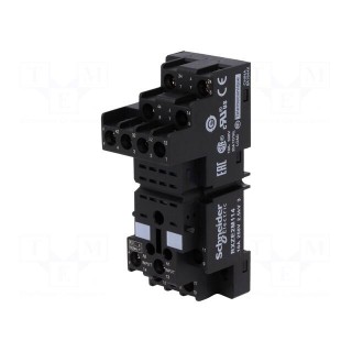 Relays accessories: socket | PIN: 14 | Mounting: DIN | 10A | 250VAC