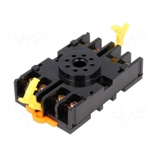 Relays accessories: socket | PIN: 8 | for DIN rail mounting | octal