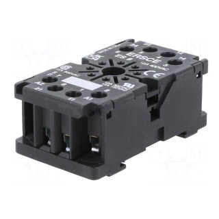 Relays accessories: socket | PIN: 8 | Leads: screw terminals