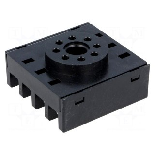 Relays accessories: socket | PIN: 8 | on panel | 6A | 250VAC | octal