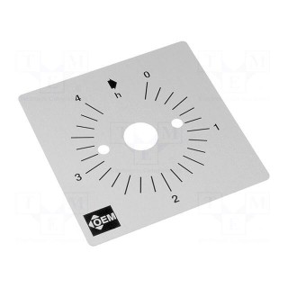 Scale for mechanical timer | Application: MI2R