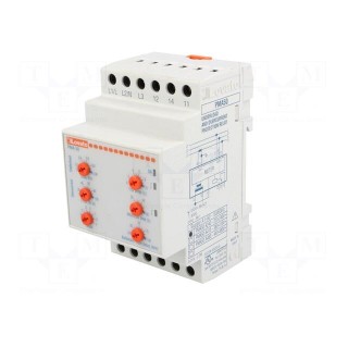 Module: monitoring relay | DIN | SPDT | OUT 1: 250VAC/8A | 0.1÷60s