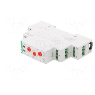 Module: voltage monitoring relay | for DIN rail mounting | DPDT