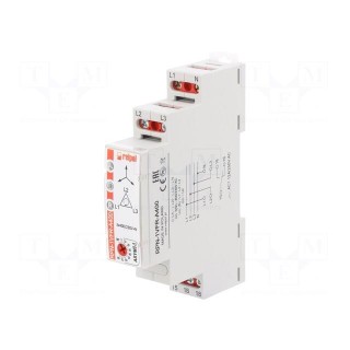 Module: voltage monitoring relay | DIN | SPDT | 4s | IP20 | OEM: 864373