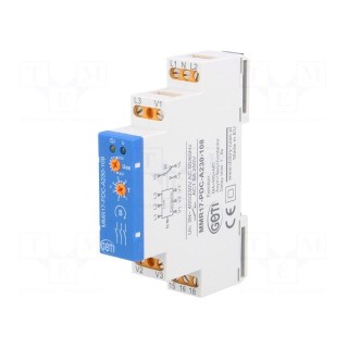 Module: voltage monitoring relay | DIN | SPST | IP20 | 3x400VAC
