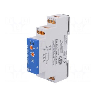 Module: voltage monitoring relay | DIN | SPST | IP20 | 3x230÷400VAC