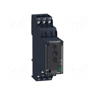 Module: voltage monitoring relay | for DIN rail mounting | IP40