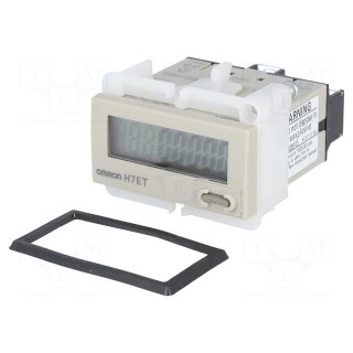 Counter: electronical | with access lock | working time | LCD