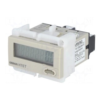 Counter: electronical | with access lock | LCD | working time