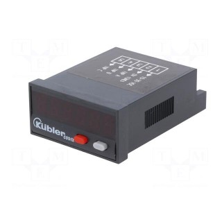 Counter: electronical | 6-digit LED | pulses | Resetting: electrical