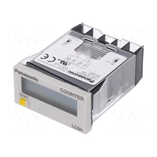 Counter: electronical | LCD | pulses | 99999999 | IP66 | IN 1: contact