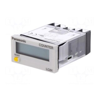 Counter: electronical | LCD | pulses | 99999999 | IP66 | IN 1: contact