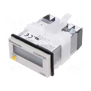 Counter: electronical | LCD | pulses | 99999999 | IP66 | IN 1: contact
