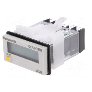 Counter: electronical | LCD | pulses | 99999999 | IP66 | IN 1: voltage