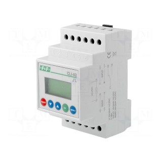 Counter: electronical | LCD | pulses | 99999999 | relay | 8A | 24÷264VDC