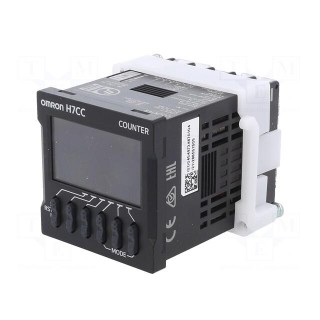 Counter: electronical | LCD | pulses | -99999÷999999 | SPST | 12÷48VDC