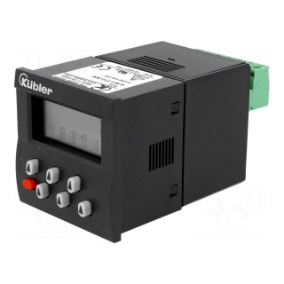 Counter: electronical | LCD x2 | pulses | 999999 | IP65