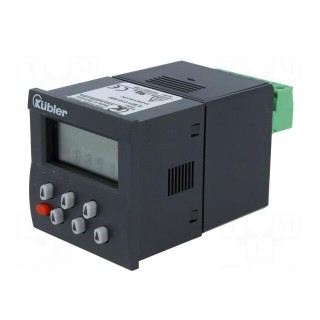 Counter: electronical | LCD | pulses | 999999 | 250VAC/2A | IP65