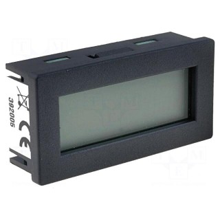 Counter: electronical | LCD | pulses | 99999999 | IP20 | IN 2: voltage