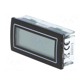 Counter: electronical | LCD | pulses | 9999 | Resetting: electrical