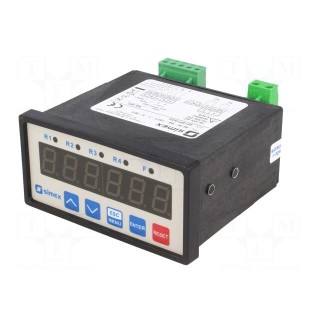 Counter: electronical | LED | pulses | -99999÷999999 | supply | IP64