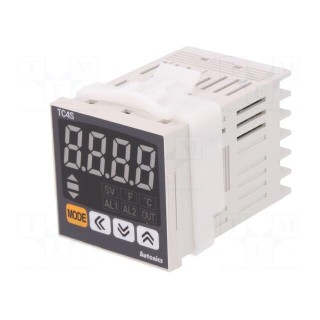 Module: meter | temperature | on panel | -10÷50°C | 100÷240VAC | TC4S