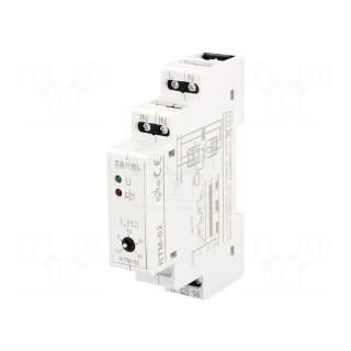 Module: regulator | NTC | temperature | Out: SPDT,relay | DIN | -10÷40°C