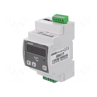 Module: regulator | temperature | SPDT | DIN | 250VAC/8A | -1999÷9999