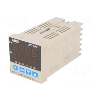 Module: regulator | temperature | SPST-NO | OUT 2: 0÷10V | on panel