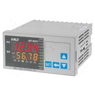 Module: regulator | temperature | SPST-NO | OUT 2: 4÷20mA | panel | IP20