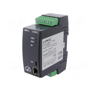 Industrial module: data logger | 20÷40VAC | 20÷60VDC | 0÷55°C | OUT: 2