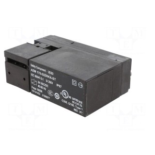 Safety switch: bolting | AZM 170 | NC x2 | IP67 | plastic | black | 24VDC
