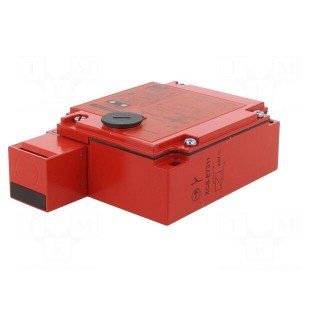 Safety switch: bolting | XCSE | NC + NO | IP67 | metal | red | 24VDC | 2kN