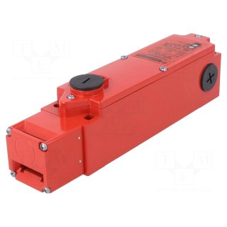 Safety switch: bolting | XCSLF | NC x2 + NO | IP66 | metal | red | 24VDC
