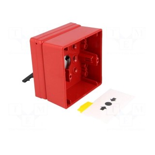 Safety switch: fire warning hand switch | Series: CXM | IP24 | 3A