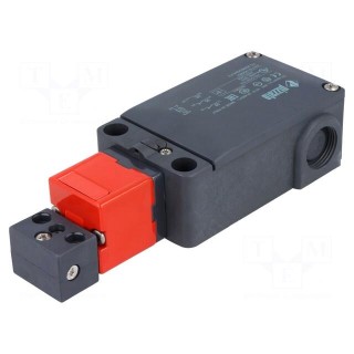 Safety switch: bolting | FS | IP66 | plastic | black,red | 24VDC | 24VAC
