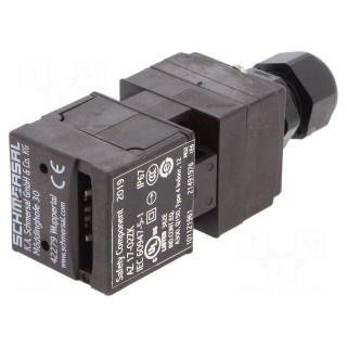 Safety switch: key operated | AZ 17 | NC x2 | IP67 | plastic | black