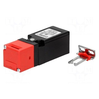 Safety switch: key operated | FR | NC + NO | IP67 | polymer | black,red