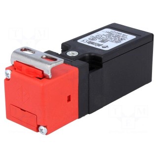 Safety switch: key operated | FR | NC x2 | IP67 | polymer | black,red