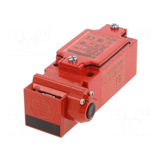 Safety switch: key operated | XCSB | NC + NO x2 | IP67 | metal | red