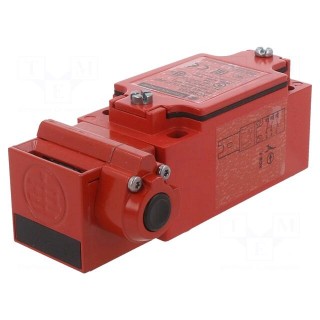 Safety switch: key operated | XCSB | NC x2 + NO | IP67 | metal | red