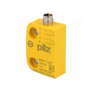 Safety switch: magnetic | Series: PSEN 1.1 | Contacts: NO x2 | 24VDC