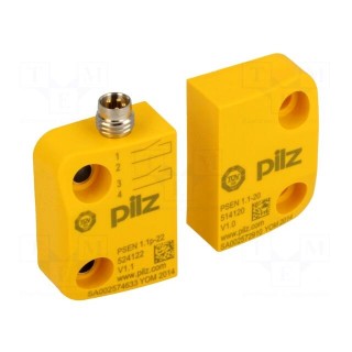 Safety switch: magnetic | Series: PSEN 1.1 | Contacts: NO x2 | IP67