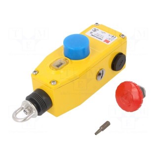 Safety switch: rope | NC x3 | Series: ER5018 | Line: 40m | -25÷80°C