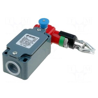 Safety switch: singlesided rope switch | NC + NO | Series: FD | IP67