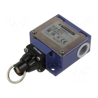 Safety switch: singlesided rope switch | NC + NO | XY2CD | -20÷70°C