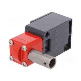 Safety switch: hinged | FC | NC + NO | IP67 | -25÷80°C | red,grey