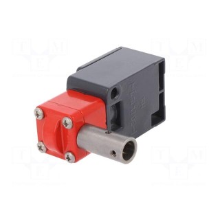 Safety switch: hinged | FC | NC x2 | IP67 | -25÷80°C | red,grey