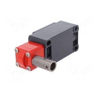 Safety switch: hinged | FD | NC x2 + NO | IP67 | -25÷80°C | red,grey