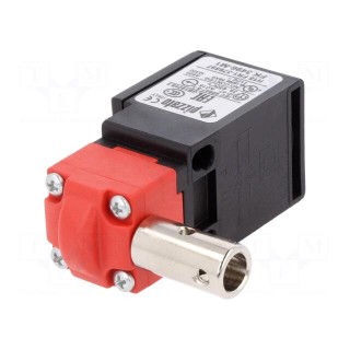 Safety switch: hinged | FK | NC x2 | IP67 | -25÷80°C | black,red